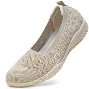 LEDINEY WOMEN'S GO WALK FLAT COMFORTABLE SNEAKERS SIZE 41.5 NEW WITHOUT TAG